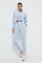 Guess spodnie dresowe COUTURE V3BB27.KBXI2 niebieski AW24