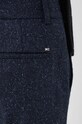 Tommy Hilfiger spodnie z domieszką wełny granatowy WW0WW41179