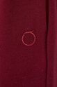 Trussardi spodnie dresowe bawełniane bordowy 56P00442.1T006303