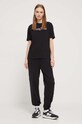 Tommy Jeans spodnie dresowe bawełniane DW0DW16380 czarny AW23