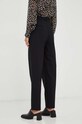 Îmbrăcăminte BA&SH pantaloni din lana 1H23JUST negru