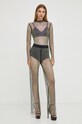 Patrizia Pepe pantaloni cu elastan negru 2P1515.A9U8