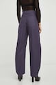 Abbigliamento Patrizia Pepe pantaloni in cotone 2P1550.D053 blu navy