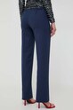Oblečení Kalhoty s příměsí vlny Patrizia Pepe 2P1554.A1PH námořnická modř
