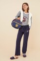 Donji dio trenirke women'secret Mix & Match HARRY POTTER COLLEGE 3706009 mornarsko plava
