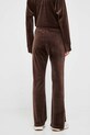 Dkny spodnie dresowe brązowy DP3P2744