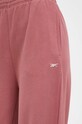 Reebok Classic pantaloni de trening din bumbac roz 100036350