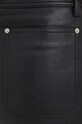 Won Hundred pantaloni de piele negru 2711.16014