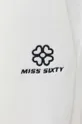 λευκό Βαμβακερό παντελόνι Miss Sixty
