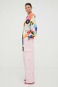 Stine Goya pantaloni de bumbac Fatuna SG5143 roz AW23
