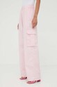 Stine Goya pantaloni de bumbac Fatuna SG5143 roz