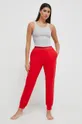 κόκκινο Παντελόνι lounge Calvin Klein Underwear Γυναικεία