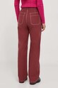 Îmbrăcăminte United Colors of Benetton pantaloni de bumbac 41ACDE01H.1G2 burgundia