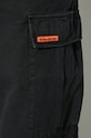 Heron Preston linen blend trousers Vintage Wash Canvas Cargo black HWCF008F23FAB0011000