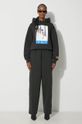 Heron Preston pantaloni de trening din bumbac Stfu Os Sweatpants HWCH006F23JER0011001 negru AW23
