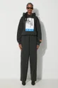 Heron Preston spodnie dresowe bawełniane Stfu Os Sweatpants czarny