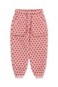 Konges Sløjd gyerek nadrág mintás piros KS5600