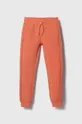 pomarańczowy Guess spodnie dresowe dziecięce Dziewczęcy