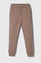 Guess spodnie dresowe dziecięce z elastanem różowy J2YQ24.FL03S.9BYX