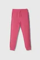 розовый Детские спортивные штаны Guess Для девочек