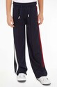 Tommy Hilfiger spodnie dresowe dziecięce dzianina granatowy KG0KG07407.74.122.9BYX