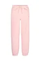 рожевий Дитячі бавовняні штани Tommy Hilfiger Для дівчаток