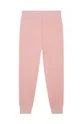 Παιδικό βαμβακερό παντελόνι Michael Kors ροζ