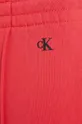 piros Calvin Klein Jeans gyerek pamut melegítőnadrág