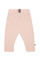 Tommy Hilfiger spodnie dresowe bawełniane niemowlęce KN0KN01658.9BYX różowy AW23