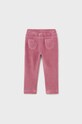 Mayoral pantaloni din catifea pentru copii 514.4D.Baby.9BYX roz AW23
