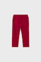 Mayoral pantaloni din catifea pentru copii 514.4D.Baby.9BYX rosu AW23