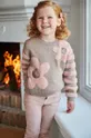 różowy Mayoral spodnie dziecięce Dziewczęcy