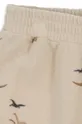 beżowy Konges Sløjd spodnie dresowe bawełniane dziecięce