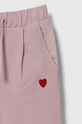United Colors of Benetton spodnie dresowe dziecięce 36FPGF02Y.P.SEASONAL fioletowy AW23