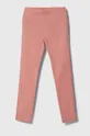 różowy United Colors of Benetton spodnie dresowe dziecięce Dziewczęcy