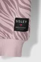 rózsaszín Sisley gyerek pamut melegítőnadrág