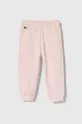 рожевий Дитячі спортивні штани Lacoste Для дівчаток