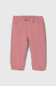 ροζ Βρεφικό βαμβακερό παντελόνι United Colors of Benetton Για κορίτσια