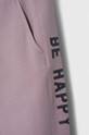 Fete United Colors of Benetton pantaloni de trening pentru copii 3GNSCF042.G.SEASONAL violet