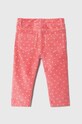 United Colors of Benetton spodnie niemowlęce 48U0571PE.W.SEASONAL różowy AW23