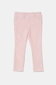 United Colors of Benetton pantaloni copii tricotaj roz 4DZBGE00L.P.SEASONAL