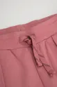 рожевий Дитячі бавовняні штани Coccodrillo