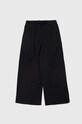 United Colors of Benetton spodnie dziecięce tkanina czarny 4HM6CF023.G.SEASONAL
