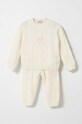 Pinko Up compleu bebe tricotaj bej F3PINGPJ279