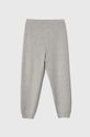 Dječji donji dio trenirke United Colors of Benetton bez uzorka siva 12WACF004.G.SEASONAL