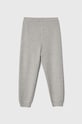 United Colors of Benetton pantaloni de trening pentru copii tricotaj gri 12WACF004.G.SEASONAL