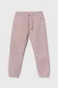 розовый Детские спортивные штаны United Colors of Benetton Для девочек