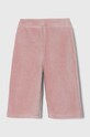 United Colors of Benetton spodnie dziecięce z elastanem różowy 4DZBGF01E.P.SEASONAL