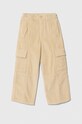 Детские вельветовые брюки United Colors of Benetton хлопок бежевый 46E6CF028.G.SEASONAL