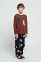 Детские хлопковые брюки Bobo Choses 223AC080